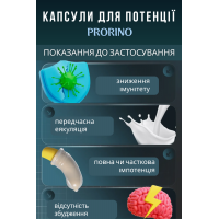 Капсулы для потенции PRORINO Caps for man