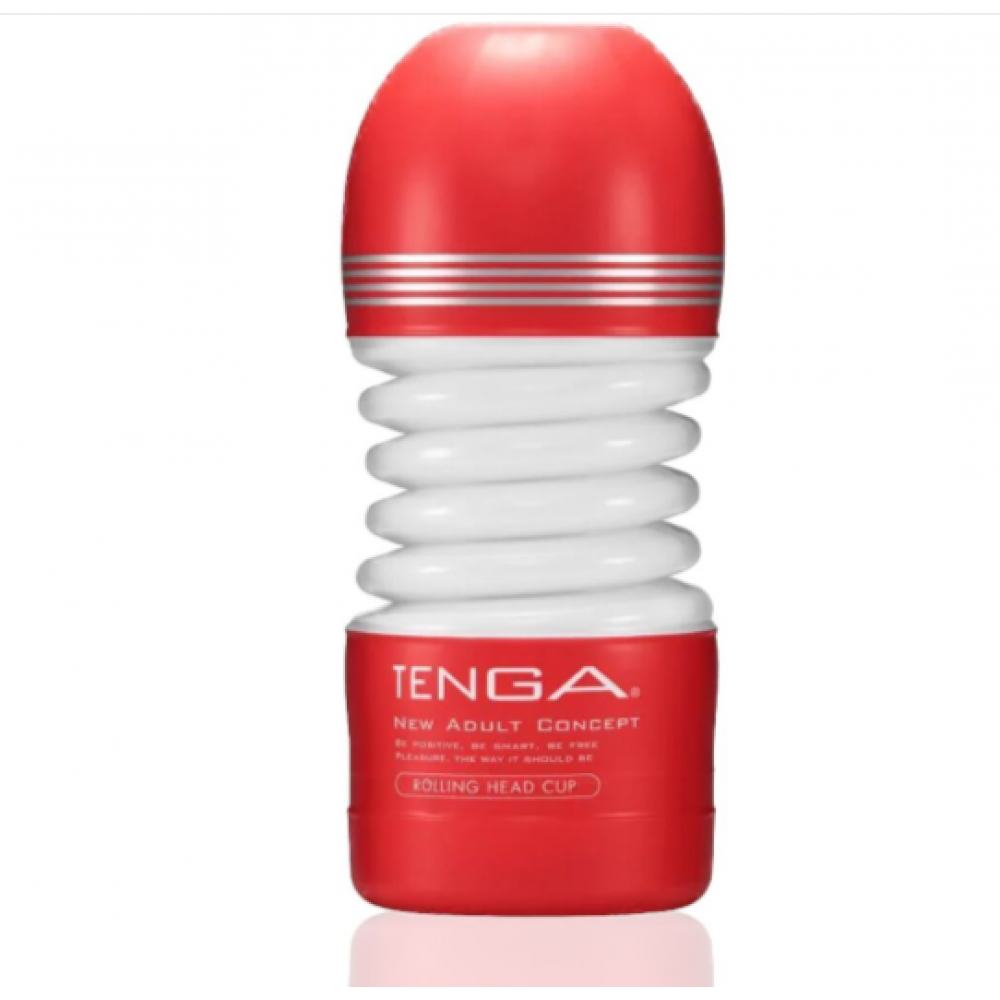 Мастурбаторы без вибрации - Мастурбатор Tenga Rolling Head Cup с интенсивной стимуляцией головки