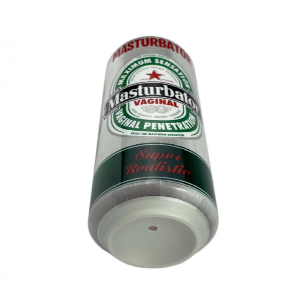 Мастурбаторы без вибрации - Мастурбатор-вагина Alive Heineken Vagina в виде банки пива 12