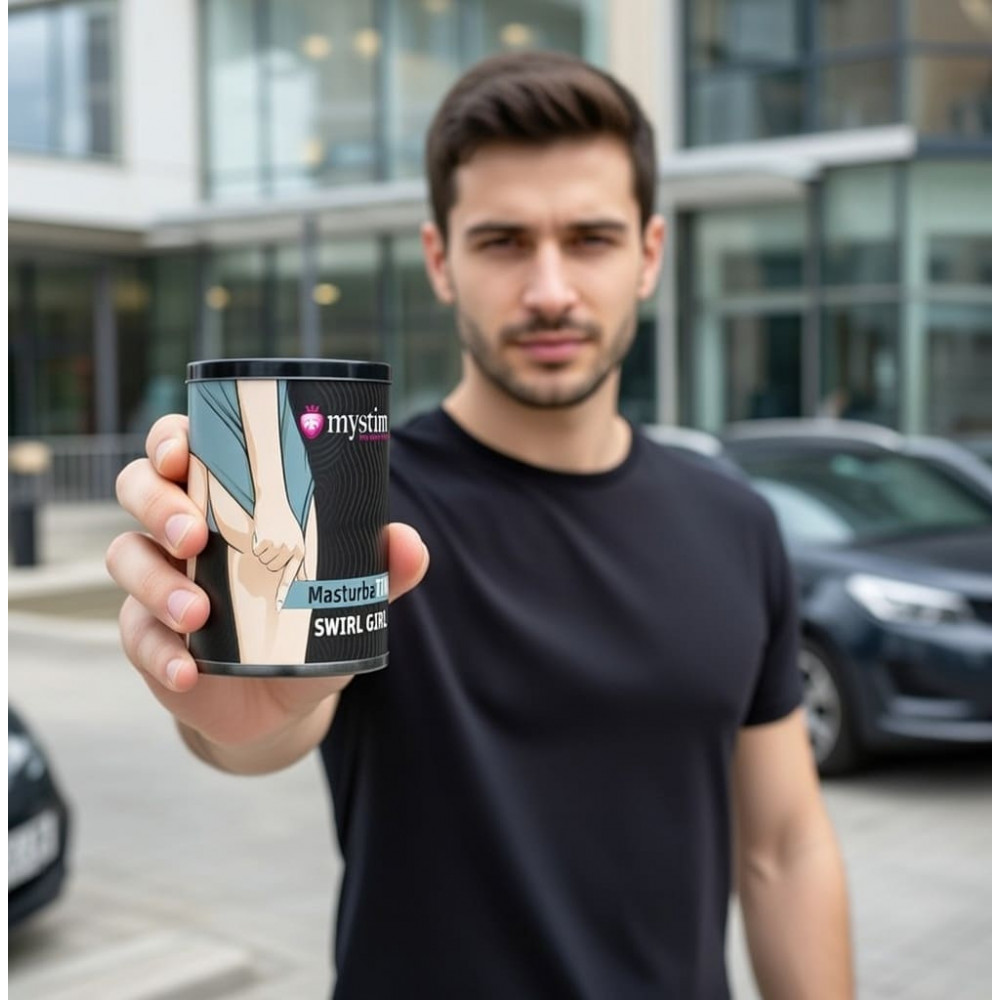 Мастурбаторы без вибрации - Мастурбатор-яйцо Mystim MasturbaTIN Swirl Girl