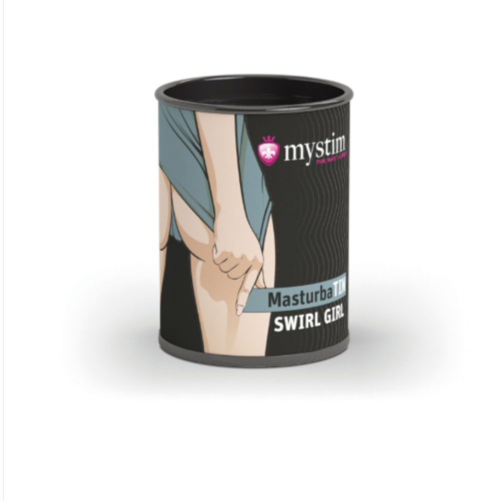 Мастурбаторы без вибрации - Мастурбатор-яйцо Mystim MasturbaTIN Swirl Girl 1