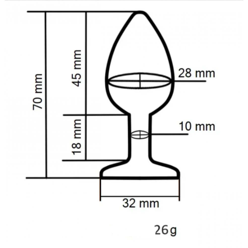 Анальные игрушки - Набор силиконовая анальная пробка + лубрикант 1