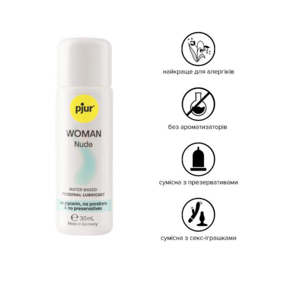 Смазки на водной основе - Смазка на водной основе pjur Woman Nude 30 мл