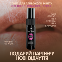 Спрей для глубокого минета Intt Deep Throat Oral Spray