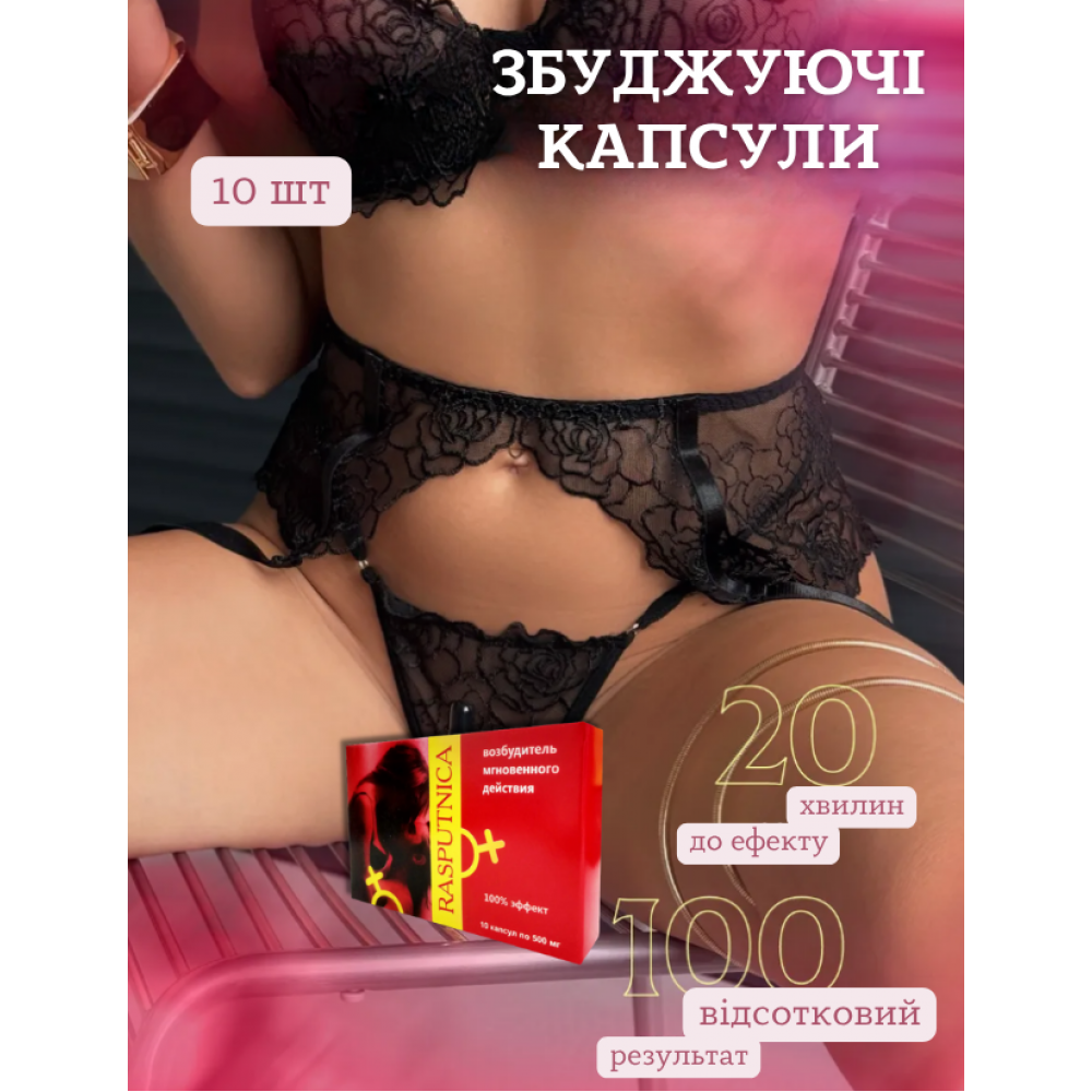 Средства для возбуждения - Капсулы возбуждающие Rasputnica