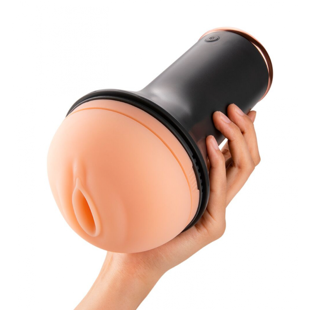 Мастурбаторы с вибрацией - Мастурбатор Otouch INSCUP 1, 7 режимов вибрации, подогрев, вход-вагина, внутренний 4D-канал