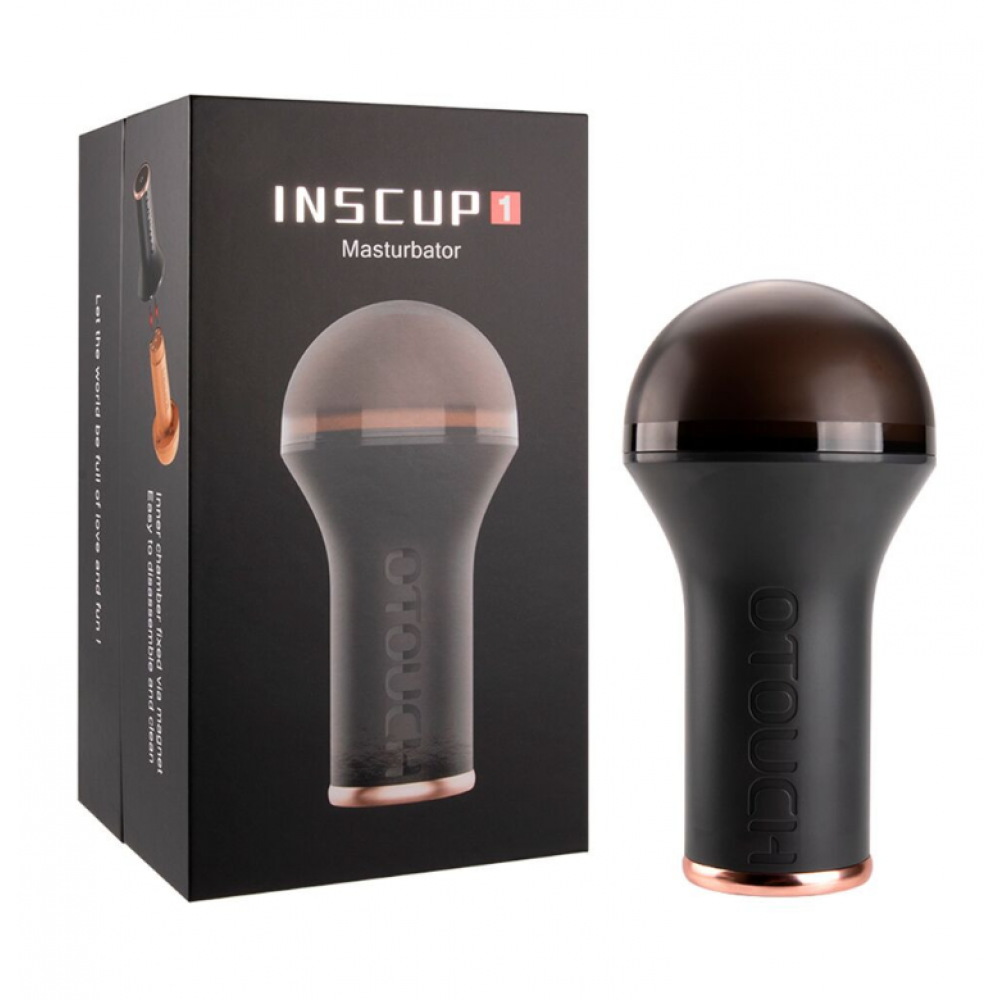 Мастурбаторы с вибрацией - Мастурбатор Otouch INSCUP 1, 7 режимов вибрации, подогрев, вход-вагина, внутренний 4D-канал 1