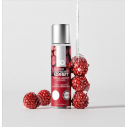 Смазка на водной основе JO H2O — Raspberry Sorbet (30 мл) без сахара, растительный глицерин