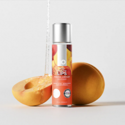 Смазка на водной основе JO H2O — Peachy Lips (30 мл) без сахара, растительный глицерин