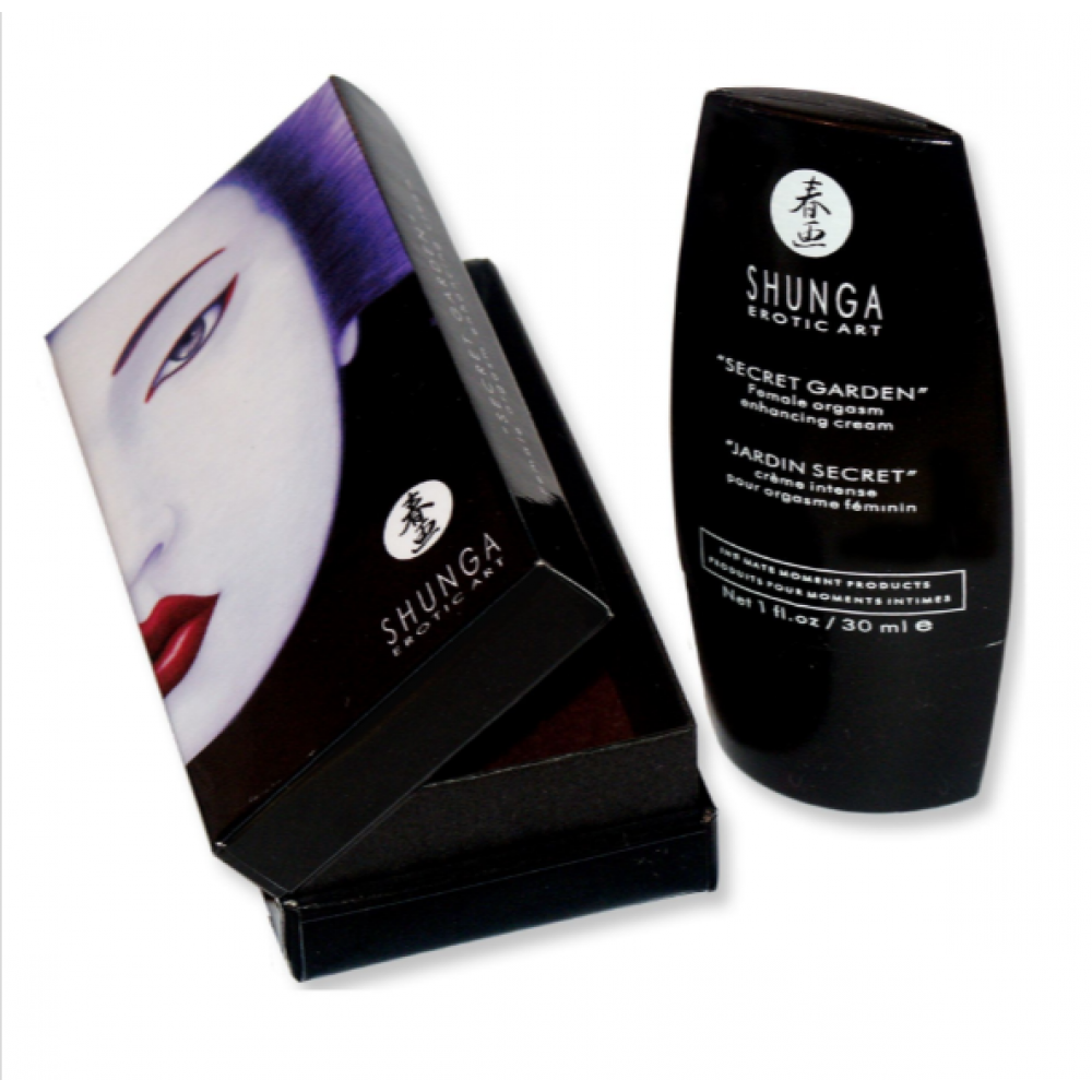 Женские смазки - Стимулирующий гель для клитора Shunga Secret Garden (30 мл), разогревание, покалывание 1