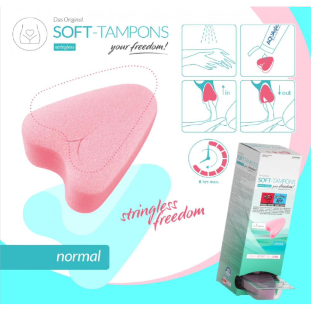Хіти продажів - Тампони для сексу Soft-Tampons mini, 1 шт 5