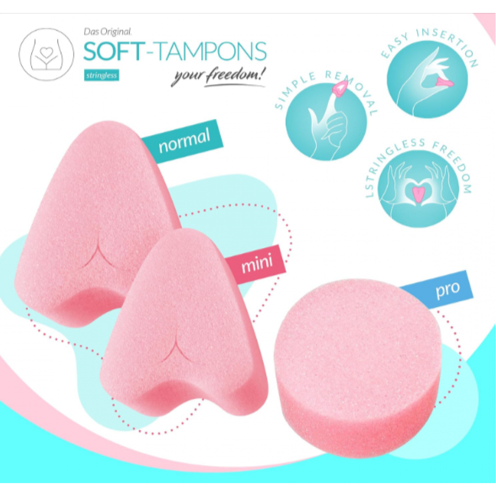 Хіти продажів - Тампони для сексу Soft-Tampons mini, 1 шт 4