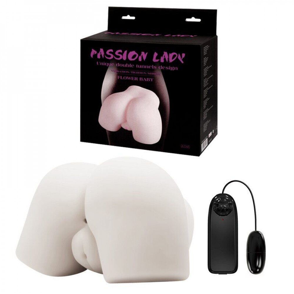 Мастурбаторы вагины - Мастурбатор вагина и анус с вибрацией 