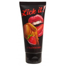 Смазка съедобная "Lick-it Strawberry" 100 мл