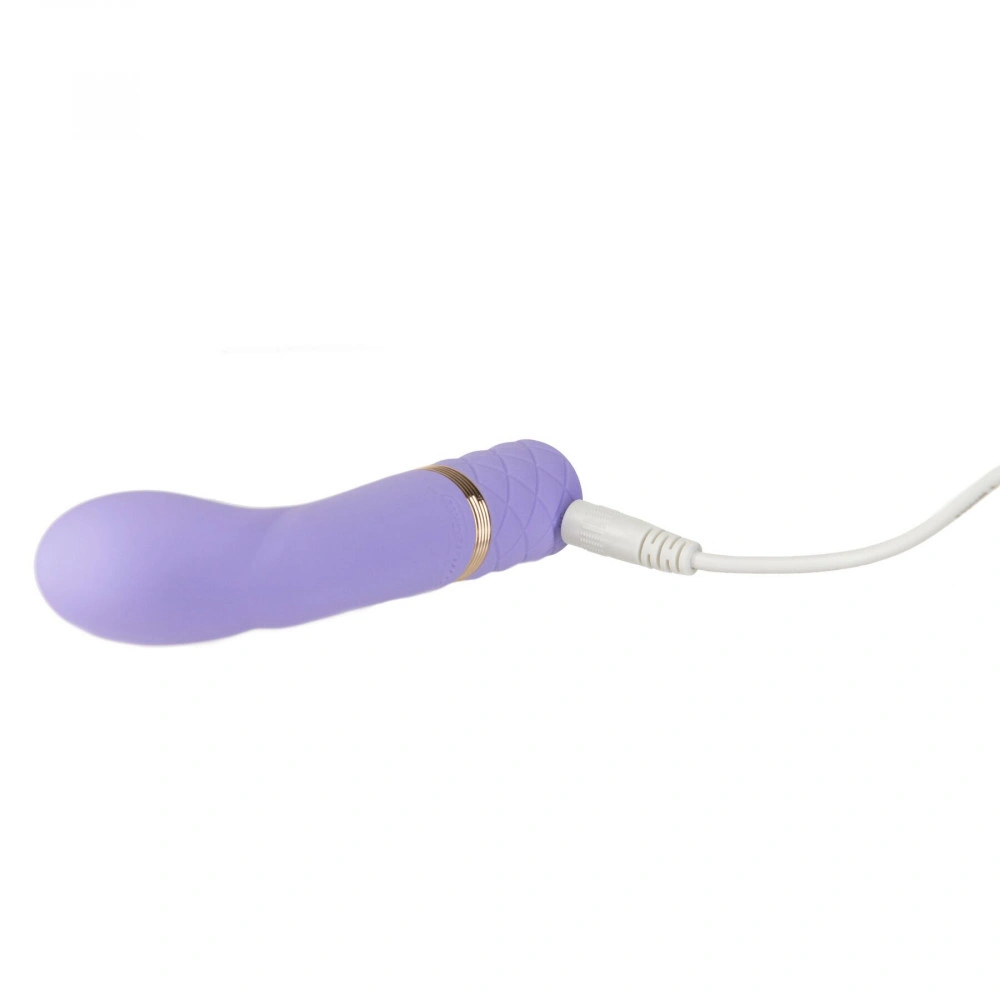 Стимулятор точки G - Роскошный вибратор Pillow Talk Racy Purple Special Edition, Сваровски, повязка на глаза+игра 9