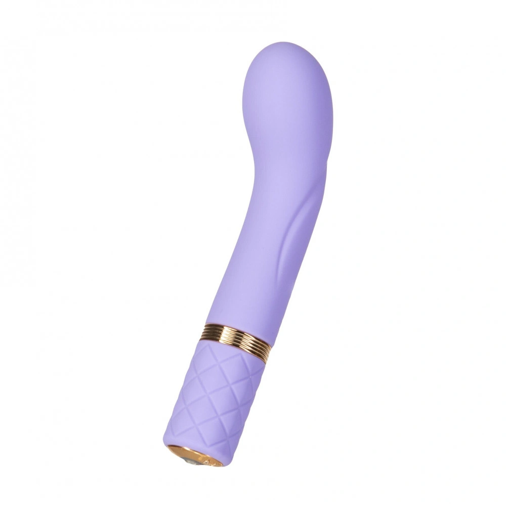 Стимулятор точки G - Роскошный вибратор Pillow Talk Racy Purple Special Edition, Сваровски, повязка на глаза+игра