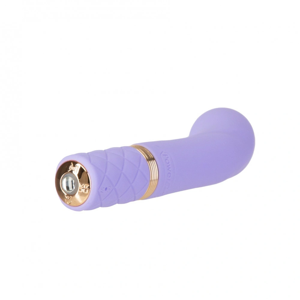 Стимулятор точки G - Роскошный вибратор Pillow Talk Racy Purple Special Edition, Сваровски, повязка на глаза+игра 10