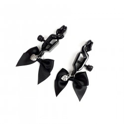 Зажимы для сосков Art of Sex Nipple Clamps Black Bow