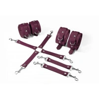 Набор для БДСМ 3 в 1 Feral Feelings BDSM Kit 3 Burgundy, бордовый