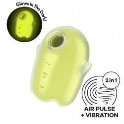 Вакуумный стимулятор Satisfyer Glowing Ghost Yellow