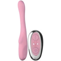 Вибратор Rocks Off Two-Vibe Pink, универсальный, гибкий