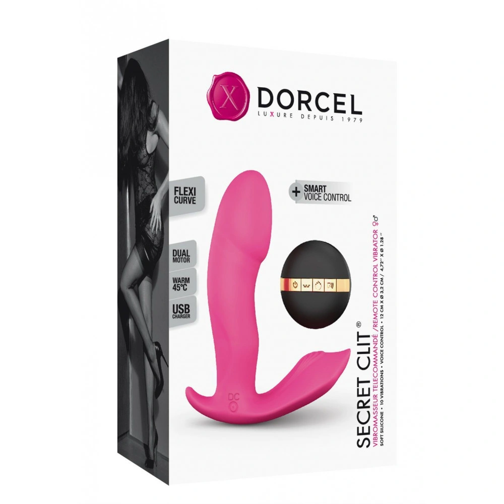 Универсальные вибраторы - Вибратор Dorcel Secret Clit, с подогревом, пульт, голосовое управление 2