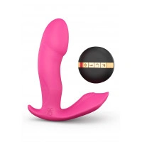 Вибратор Dorcel Secret Clit, с подогревом, пульт, голосовое управление