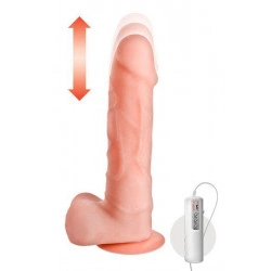 Фаллоимитатор Real Body Magic Ram, вибрация, 4 см