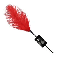 Тиклер Art of Sex Feather Tickler, червоне страусине перо