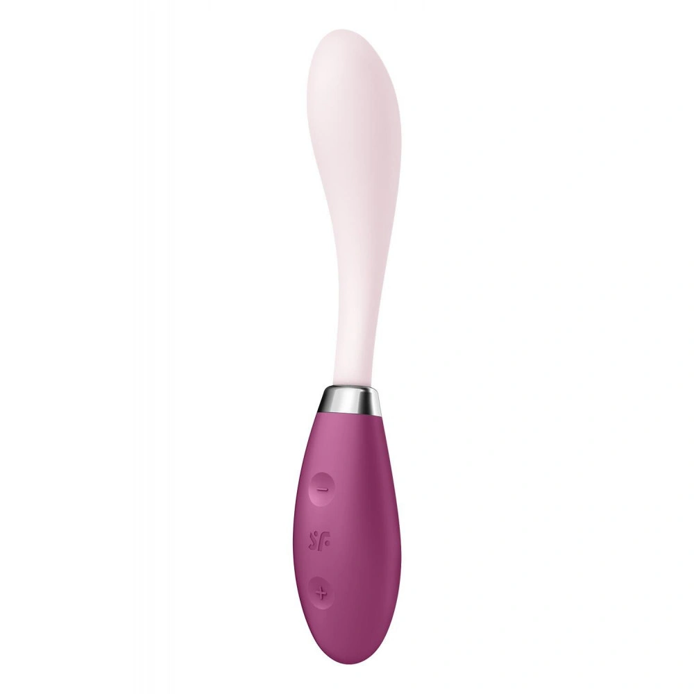 Стимулятор точки G - Вібратор Satisfyer G-Spot Flex 3 Red, гнучкий стовбур із фіксацією положення