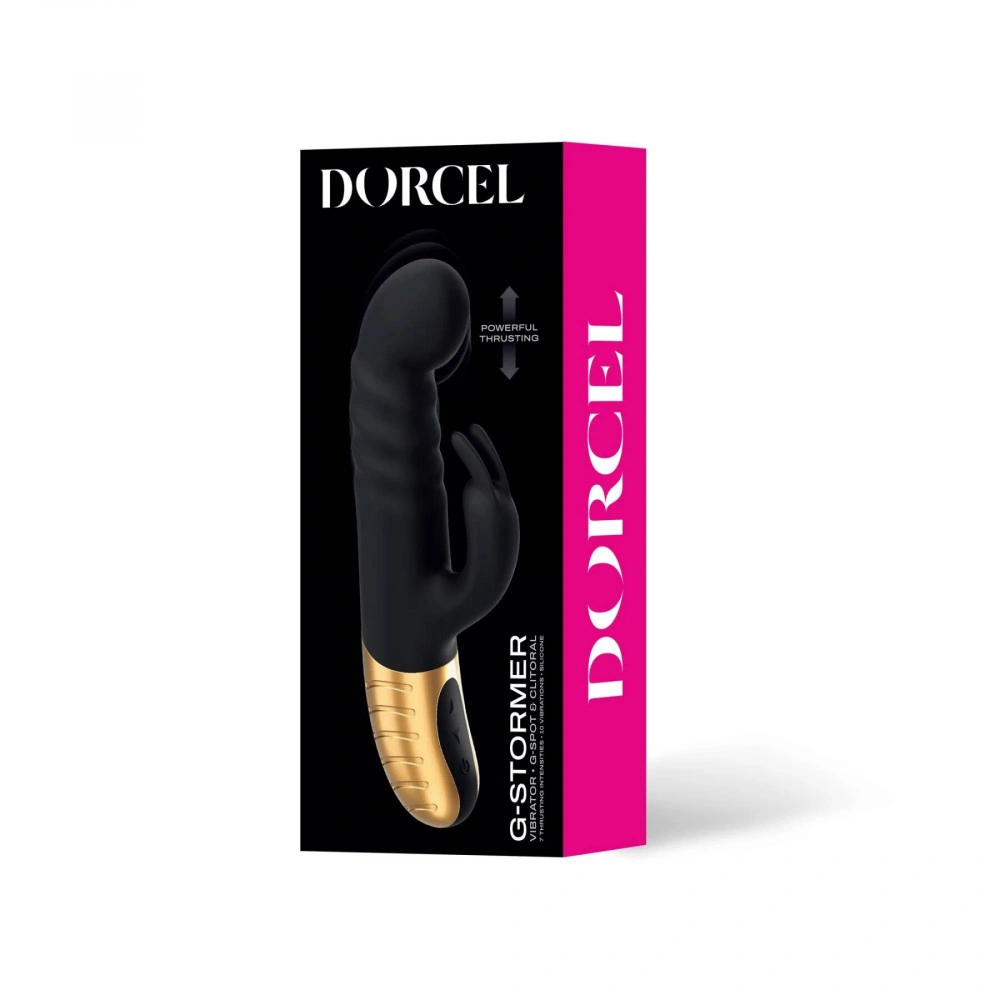 Вібратор-кролик - Вібратор Dorcel G-STORMER зі зворотно-поступальним рухом голівки 5