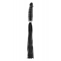 Флогер з ручкою-дилдо Fetish Tentation Whip with Dildo Handle