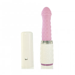 Пульсатор Pillow Talk Feisty Thrusting Vibrator Pink, с присоской, розовый