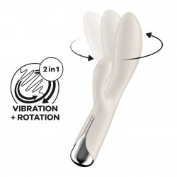 Вибратор-кролик Satisfyer Spinning Rabbit 1 Beige