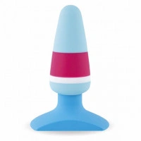 Анальная пробка FeelzToys Plugz Nr. 1, цветная, 3 размера