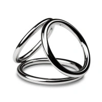 Потрійне ерекційне кільце Sinner Gear Triad Chamber, метал