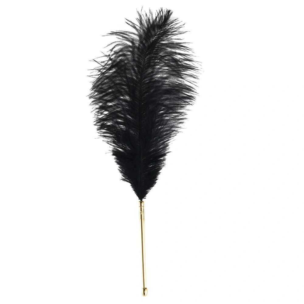 Плетки, стеки, флогери, тиклери - Тиклер LOCKINK SEVANDA Peacock Feather Tickler, перо павича 7