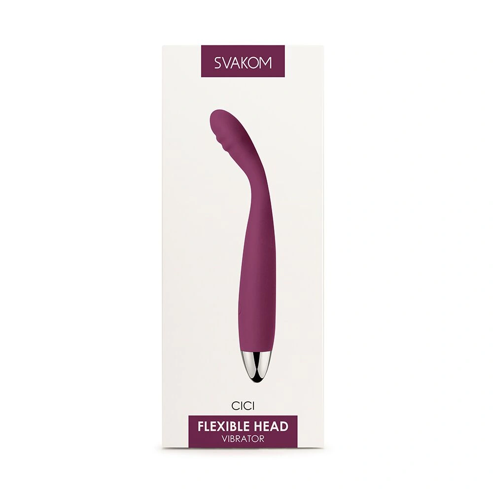 Смарт-вибратор - Тонкий вибратор точки G Svakom Cici Violet 1