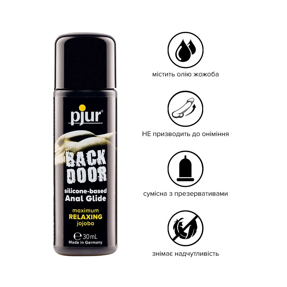 Анальные смазки - Анальная смазка pjur backdoor anal Relaxing jojoba silicone 30 мл на силиконовой основе с жожоба 2