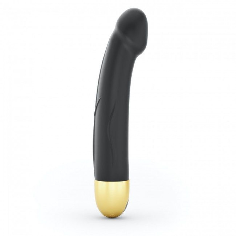 Классический вибратор - Вибратор Dorcel Real Vibration M Gold 2.0, диам 3,7см, перезаряжаемый, для точки G