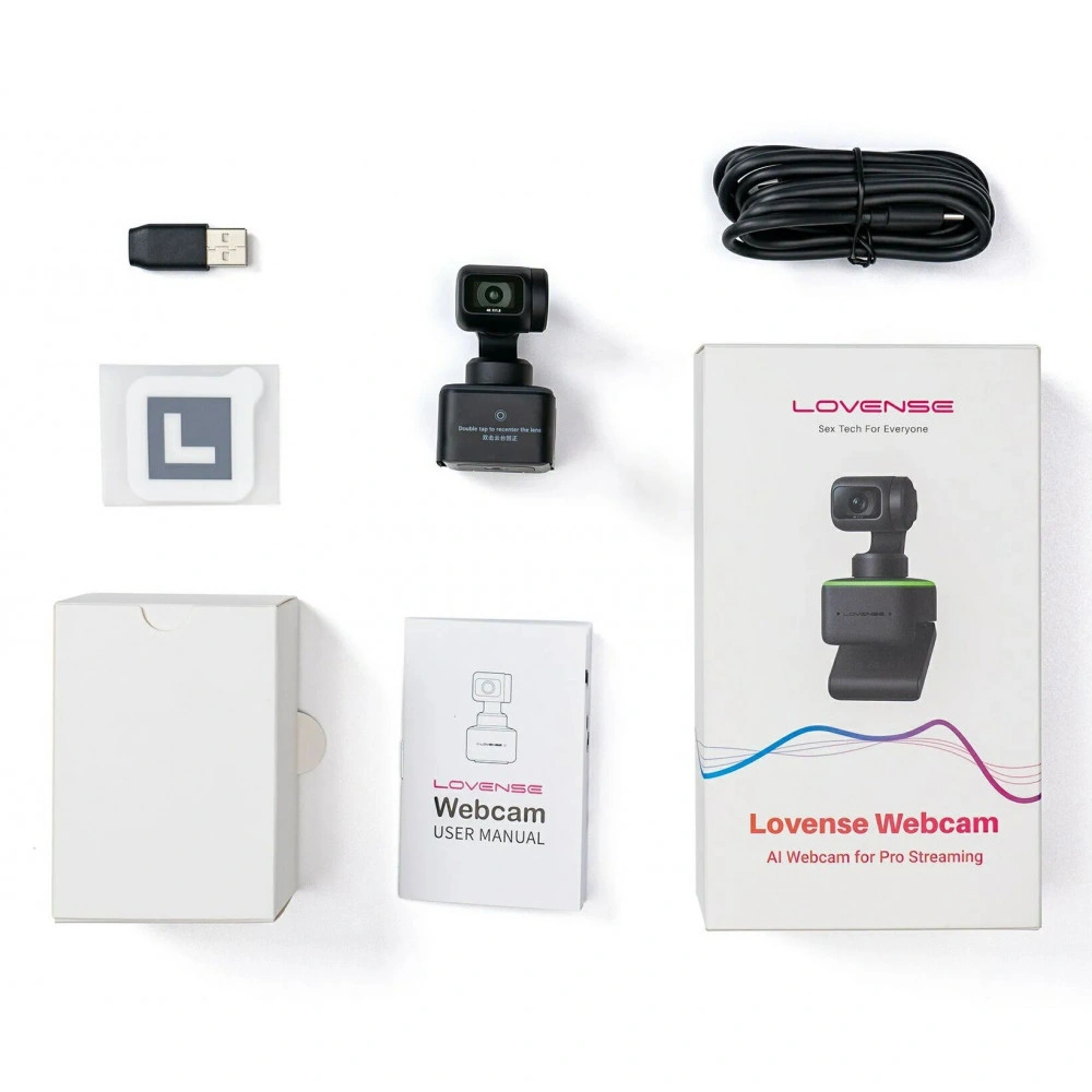 Хиты продаж - Lovense WebCam 4K — AI веб-камера для стрима и чаевых 4
