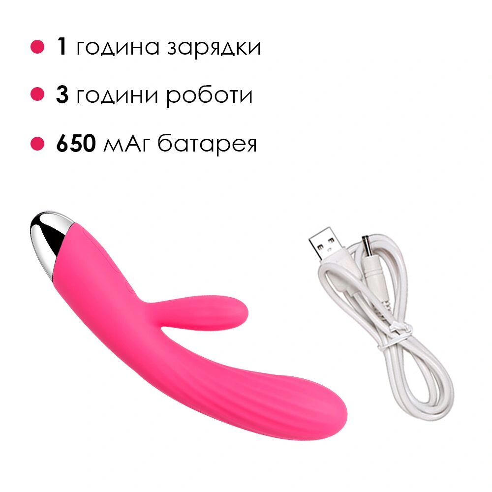 Смарт-вибратор - Интеллектуальный вибратор-кролик с подогревом Svakom Angel Plum Red 4