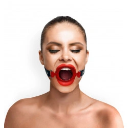 Кляп с силиконовым кольцом Art of Sex Gag Ring, красный