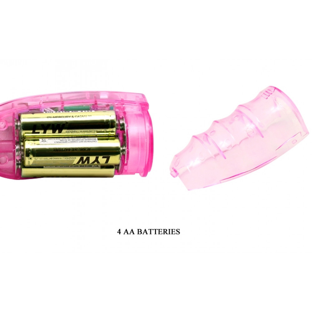 Різне - Вібратор зі стимулятором клітора, ротацією та зворотно-поступальним рухом BAILE - TRAVEL PARTNER, Vibration Rotation Thrusting, BW-020521R 10