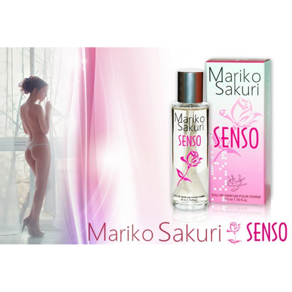Парфюмерия - Духи с феромонами женские Aurora Mariko Sakuri SENSO, 50 мл 1