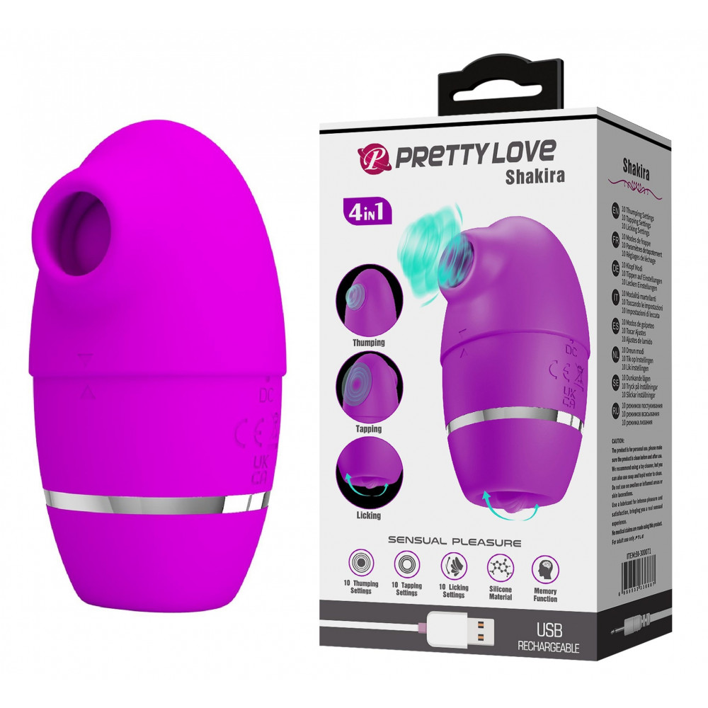 Різне - Стимулятор клітора 3 до 1 Pretty Love - Shakira, BI-300071