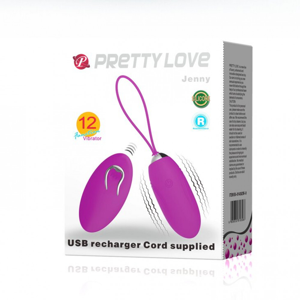 Вибратор - Виброяйцо Pretty Love Jenny с дистанционным управлением, BI-014362W-9 1