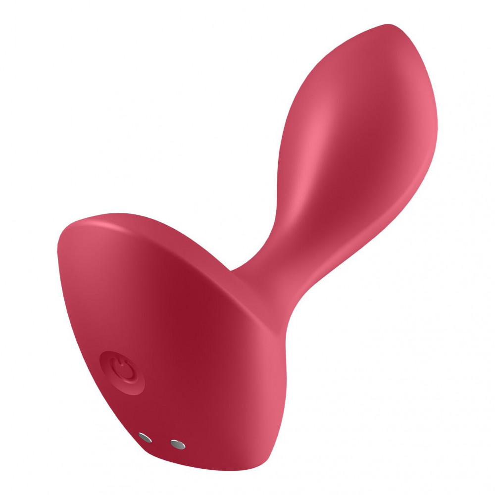 Анальные пробки с вибрацией - Анальная вибропробка Satisfyer Backdoor Lover Red