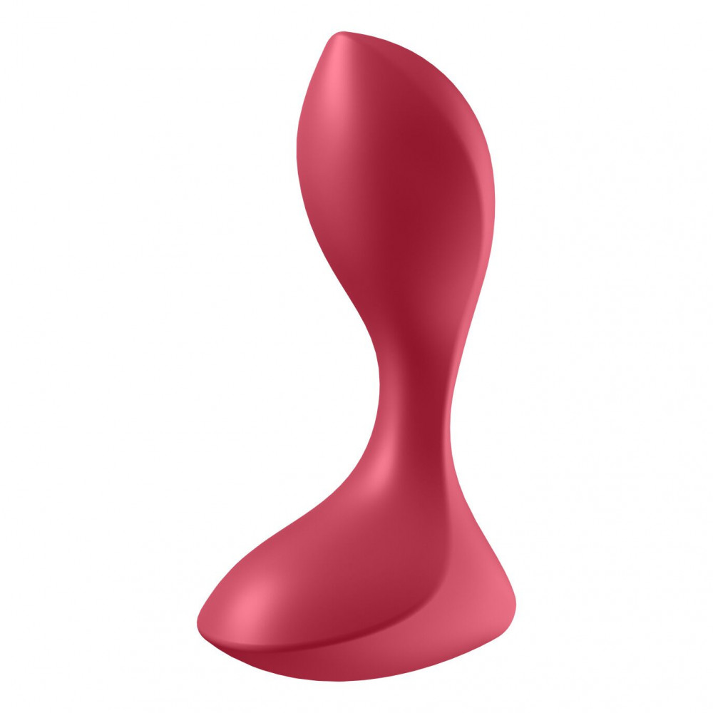 Анальные пробки с вибрацией - Анальная вибропробка Satisfyer Backdoor Lover Red 5