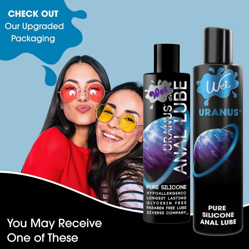 Анальные смазки - Анальный лубрикант на силиконовой основе Wet Uranus 266 ml 3